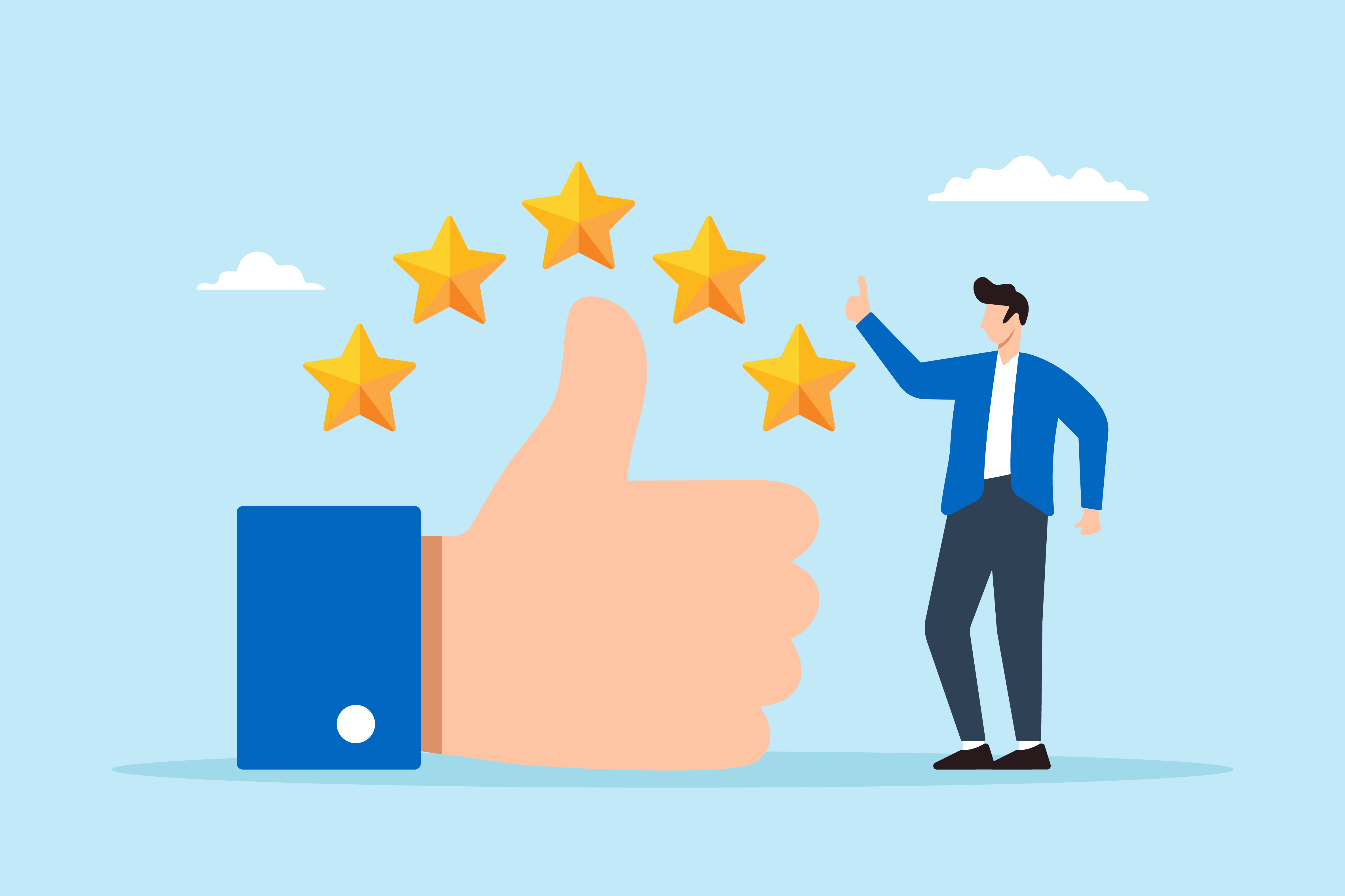 Customer service graphic