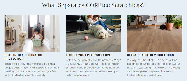 COREtec Scratchless Details